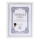 Photo frame Plastic format A4 "Mosaic and gold mica" 33.3x24.7 cm