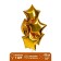 Foil ball 18 "Star", the color of the golden