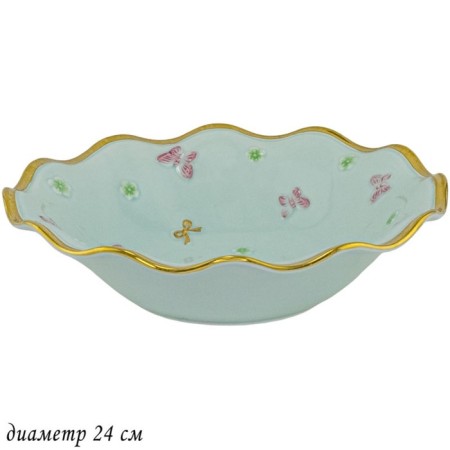 Lenardi salad bowl, d = 24 cm, menthol color
