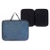 Folder with handles Textile A4, Calligrata "Office", for papers, for office, nylon 600D, gray, PM/1, 350 x 270 x 20 mm