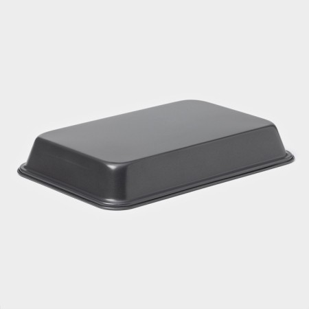 The baking sheet of the rectangle. Jacqueline ", 30 × 20 × 4.5 cm, anti -stick coating, black color-2