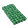 Playing bones, 2.5 × 2.5 cm, set 50 pcs, green
