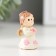 Souvenir Polystone "Angel with a Flower" MIX 2x2.5x4 cm