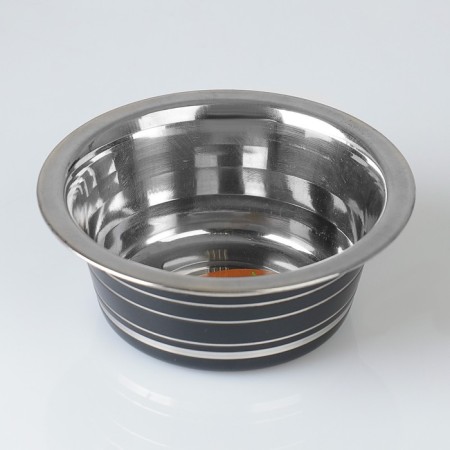 Standard color bowl with strip, 225 ml, black-1