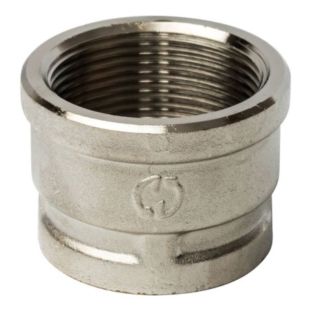 The coupling Stout SFT-0006-001121, 1 1/2 "x1", internal, transition, nickel-plated brass-1