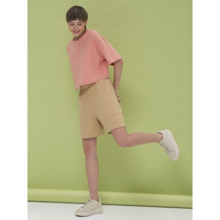 Women's shorts, size 42, sandy color-5