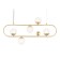 Squirrel lamp with a change of lamp Ambrella Light, Crystal, TR5433, 5XG9, Color Gold