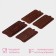 A set of chocolate forms “Chocolate Tiles”, 4 pcs, silicone