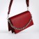 Women's bag Textura, messenger, small size, burgundy color
