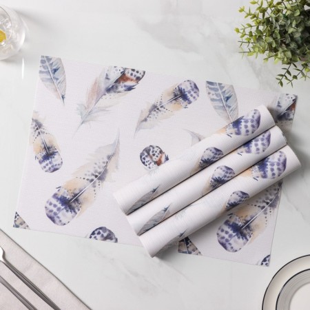 Set of serving napkins on the table “Easy”, 4 pcs, 30 × 45 cm, white color-3