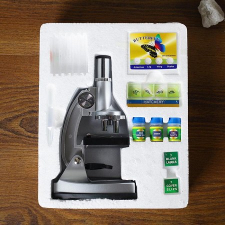 Microscope "Laboratory", increase in an increase in 450x, 200x, 100x, set for research-2