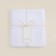Terrier rug Sl Home: Basic "Blanc de Blanc" 50x70 cm, 100% cotton, 730 g/m2