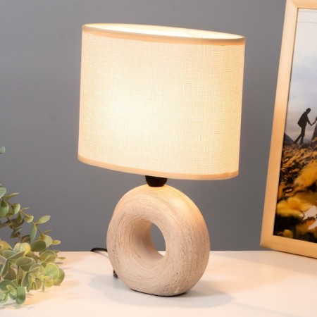 Board Lamp "Edel" E14 40w beige 12.5x20x29 cm Risalux-1