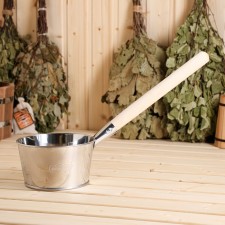 Bath bucket, 1.5 l, stainless steel