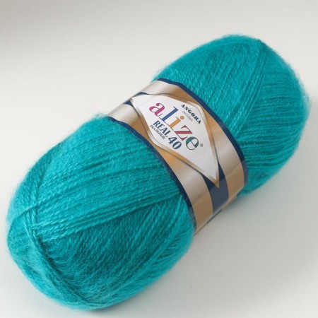 Yarn "Angora Real 40" 60% acrylic, 40% wool 430m/100g (570)-1