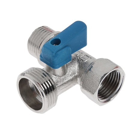 Ball "STM", three -pass, 1/2 "x3/4" x1/2 ", for household appliances, nickel.