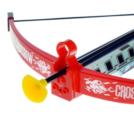 Sports crossbow, shoots with suction cups, with a laser sight, works from batteries-2