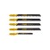 A set of saws for a knob on the wood of KWB, 5 objects, straight/curly cutter
