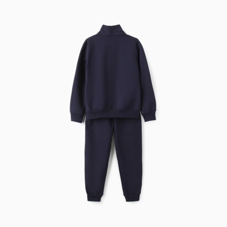 Kids (sweatshirt, trousers) minku dark blue color, height 134 cm-12