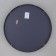 Mirror "Black matte", wall, 80 × 3 cm