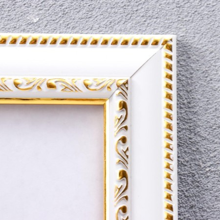 Photo frame plastic 30x40 cm white (781)-2