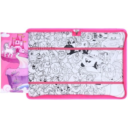 A4 labor folder with a pencil case, on lightning, textiles, Minnie Mouse and unicorn-3