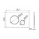 Alcadrain M772 control button, for hidden installation systems, chrome-mat/chrome-gloss
