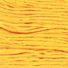 Muline threads, 8 ± 1 m, color dark yellow No. 742
