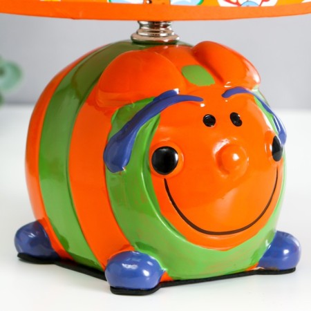 The table lamp "Fun" 1x40W E14 is orange 20x20x24cm.-4