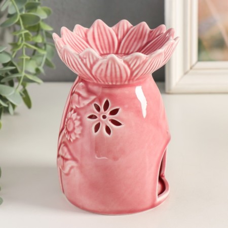 Aroma lamp ceramics "Sunflower" mix 9.5x9.5x12.5 cm-2