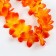 Hawaii set clip with yellow flower, wreath