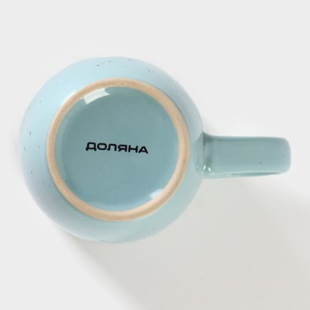 Mug ceramic shade "Marion", 340 ml, blue color-3