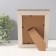 Photo frame plastic 10x15 cm "Gabriel" blue with a gold strip 2.2x14x19 cm