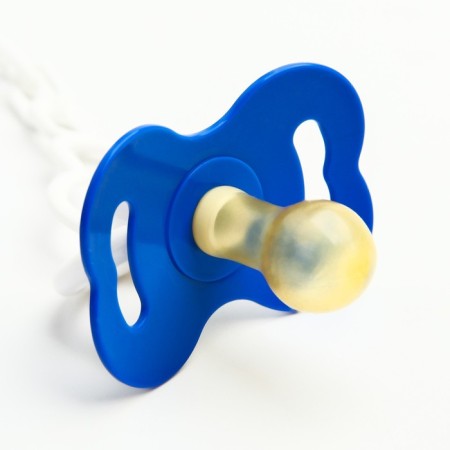 Latex-Latex classical nipple with the holder "Little gentleman", from 0 months.-3