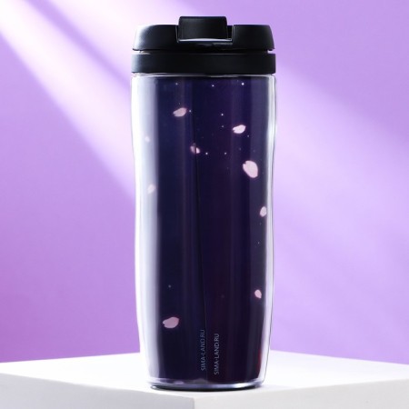 Thermost man with an insert "Sakura" 350 ml-1