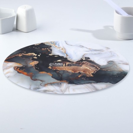 Subway for the cake reinforced, confectionery packaging, "marble", 28 cm, 2.5 mm