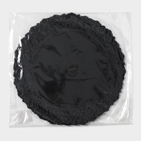 Set of serving “Eloise” napkins, d = 37.5 cm, 4 pcs, black color-6