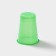 A single -cut plastic glass "Standard", 200 ml, green color