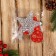 Christmas tree decoration "Star - Magic" (set 2 pcs) 9.5 cm, transparent