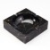 Ash "Marble", 12.6 x 4.1 cm, ceramics, black with gold