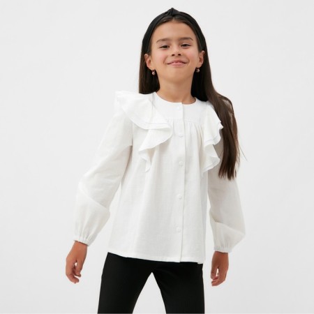 Children's shirt KAFTAN, p. 36 (134-140), white-4
