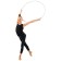 Broke for rhythmic gymnastics Grace Dance, professional, d = 80 cm, white color