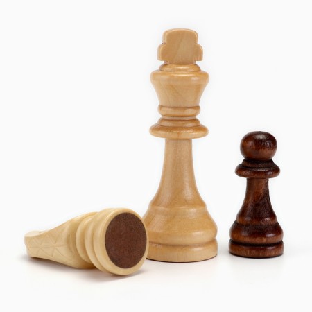 Chess Tournament Wooden 40 x 40 cm "Debut", King H-9 cm, Pig H-4.5 cm-4