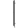 Electric heated towel rail Laris Prime Chekch, 80x1200 mm, 2 crossbars, left, black