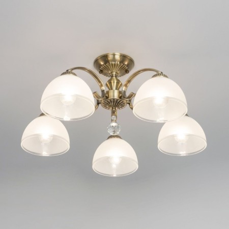 Cutilux Cutilux chandelier “Francesca” CL417153 58x58x26 cm, 5x75W, E27, brown color-4