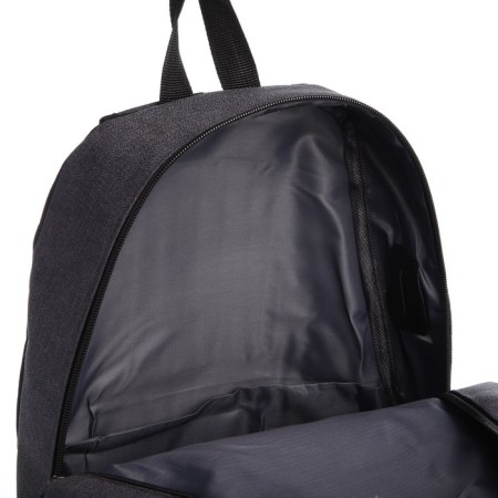Youth backpack from lightning textiles, 5 pockets, USB, dark gray color-6