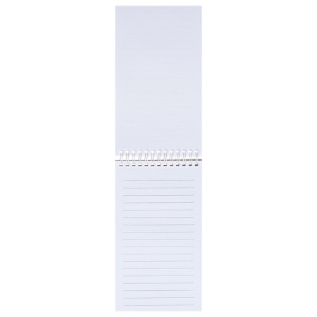 Notepad A5, 60 sheets in the ruler, on the crest "Multicolor", plastic cover, hard substrate, block 80g/m2, 2v mix-5