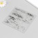 Stamp for creativity Silicon "Old Letter" 14.5x14.5 cm