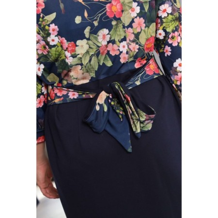 Women's dress, size 60, blue color-9