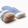 Women's mittens at the lawsuit Minaku Raw 22 cm blue